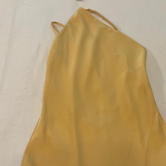 Satin Open Back Long Dres - Picture 7 of 14